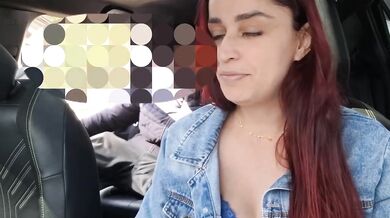 Safada Driver Destroyed Gushing Creampie Public Masturbation Risky Blowjob No Preservativo