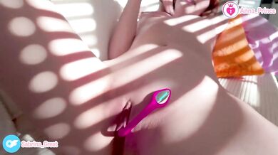 Hot Ginger Teen With Tattoo Teases Slim Ass Naked