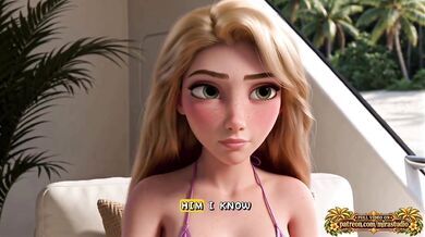 Cartoon Disney Hentai Threesome Rapunzel Elsa Finger Missionary