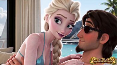 Cartoon Disney Hentai Threesome Rapunzel Elsa Finger Missionary