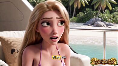 Cartoon Disney Hentai Threesome Rapunzel Elsa Finger Missionary