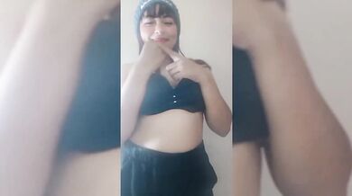 Nude TikTok Girl Dancing Baile Caliente Destroyed By Huge Cum Showers