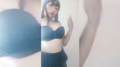 Nude TikTok Girl Dancing Baile Caliente Destroyed By Huge Cum Showers