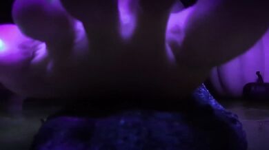 Sexy Witch Pulls You Into The Pumpkin Patch Makes You A Slave For Toxic Glowing Toes