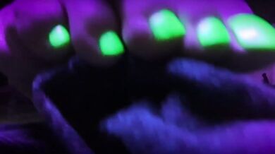 Sexy Witch Pulls You Into The Pumpkin Patch Makes You A Slave For Toxic Glowing Toes