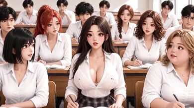 Hot Teacher Ai Sex Destroyed Student Who Stared Choking Gushing