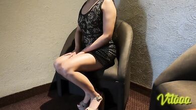 Casting Latina Girl Destroyed In Tight Dress Fucked Heels Gushing