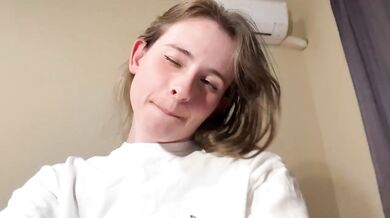 College Girl Shows Off Her Wet Pussy Now Fingering Orgasm Solo Blonde Small Tits Feet