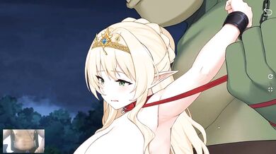 Busty Blonde Fucked By Huge Orcs Loop Queen