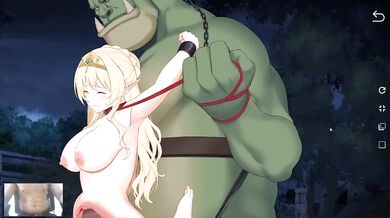 Busty Blonde Fucked By Huge Orcs Loop Queen