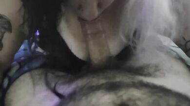 BBW MILF Destroyed Boyfriends Dick With Gushing Blowjob And Handjob