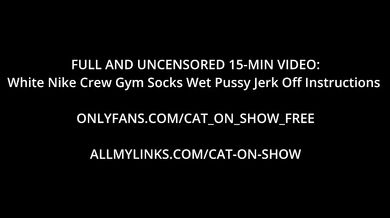 White Nike Crew Gym Socks Wet Pussy Jerk Off Instructions