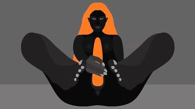 Ebony Goddess Worship Destroyed Gushing Black Goddess Mantra Riding Dildo