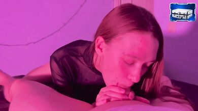 Passionate Russian schoolgirl hard fast fuck big tits big ass cum inside