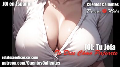 Jefa Oficina Destroyed Gushing Choked Spanish JOI countdown para pajarte con tetonas latina milf amateur