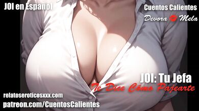 Jefa Oficina Destroyed Gushing Choked Spanish JOI countdown para pajarte con tetonas latina milf amateur
