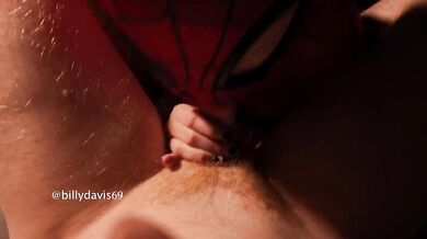 Spider Woman Cosplay Halloween Amateur Blowjob Destroyed Gushing