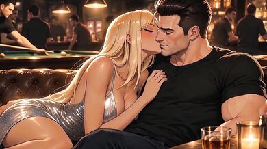 AI Animation Gangbang Creampie Spitroast Doggystyle 5 on 1 Rough Billiards Blonde Big Boobs Perfect Body Beautiful Girl Worship Captions Destroyed Gushing Choked