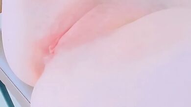 He bends me in half to fuck me tight pussy cameltoe creampie