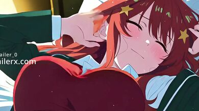 Itsuki Nakano Destroyed In Rain Cosplay Schoolgirl Hentai