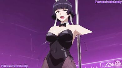 Soifon Destroyed In Bunny Suit Blow Job For Her Boss Big Tits Hentai By PandaDaddy
