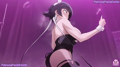 Soifon Destroyed In Bunny Suit Blow Job For Her Boss Big Tits Hentai By PandaDaddy