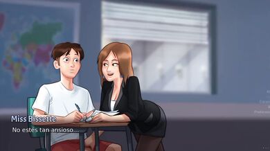 Spanish Teacher Wants Me After Class Big Tits Cum Inside MILF Cartoon Gaming