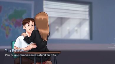 Spanish Teacher Wants Me After Class Big Tits Cum Inside MILF Cartoon Gaming