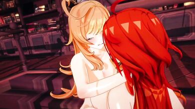 Mavuika Escoffier FutaSex Genshin Impact Hentai Animation Yuri R34