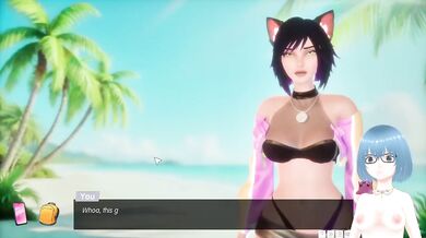 Alichan the Hentai VTuber Destroyed By Big Dick Gaming Visual Novel Babe
