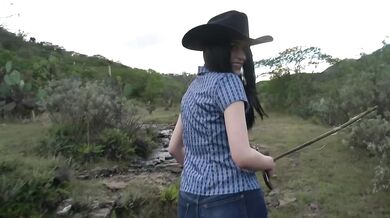 I Cummed On This Village Chick In The Fields Gushing Destroyed