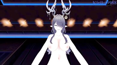 Lauma And I Destroyed Her With Intense Sex In The Bedroom Genshin Impact Hentai Cumshot