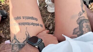 Lost Tourist Destroyed by Amateur Doggy Public Blowjob and Handjob Outdoor Cumshot