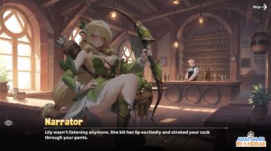 Isekai Waifu Overlord Gameplay Part 12 Unlocks Ruby and Lily Tavern Cumshot Sex