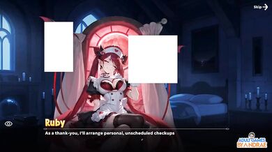 Isekai Waifu Overlord Gameplay Part 12 Unlocks Ruby and Lily Tavern Cumshot Sex