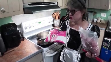 Cheryl Cooks A Halloween Treat Destroyed Gushing Choked