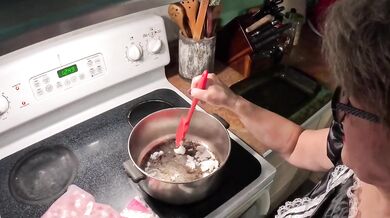 Cheryl Cooks A Halloween Treat Destroyed Gushing Choked