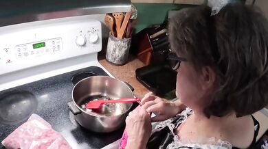 Cheryl Cooks A Halloween Treat Destroyed Gushing Choked