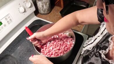 Cheryl Cooks A Halloween Treat Destroyed Gushing Choked
