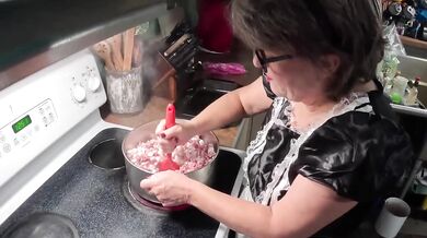Cheryl Cooks A Halloween Treat Destroyed Gushing Choked