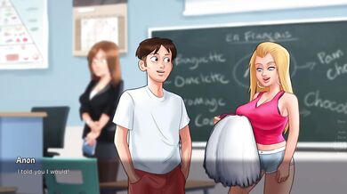 Summer Time Saga Stepsis And Classmate Grab Big Tits Destroyed Gushing