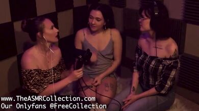 Three ASMR Girls Share One Mic for the Ultimate Tingle Party