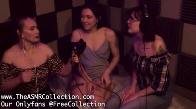 Three ASMR Girls Share One Mic for the Ultimate Tingle Party
