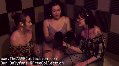 Three ASMR Girls Share One Mic for the Ultimate Tingle Party