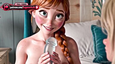 Anna and Astrid Hofferson Destroyed at Lesbian Party With Dildo Facesitting
