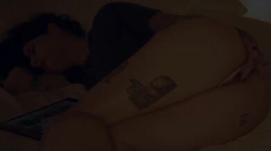 Goth mommy inked hairy pussy riding sneakers facesitting control tied big ass latina milf femdom dream destroyed gushing choked