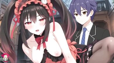 Kurumi Tokisaki Summoned Shidou Itsuka And Destroyed Him With Big Boobs