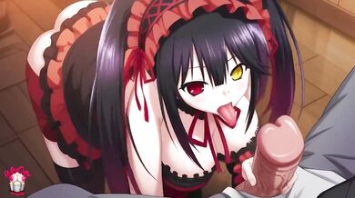 Kurumi Tokisaki Summoned Shidou Itsuka And Destroyed Him With Big Boobs