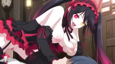 Kurumi Tokisaki Summoned Shidou Itsuka And Destroyed Him With Big Boobs