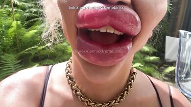 Fake Lips Destroyed Bimbo With Big Fake Tits Gushing